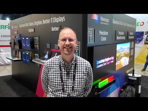 Nanosys at Display Week 2025: Quantum Dot Manufacturing, QD-EL, Automotive Displays, MicroLED, QDEF